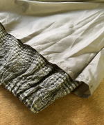 コットンウールグレンチェック　バルーンパンツ